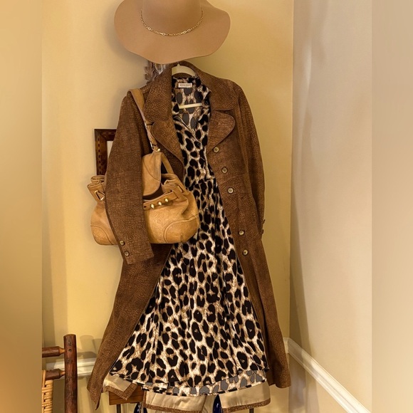 CC SKYE ✨ Tan Leather Studded Saddle Satchel Bag PRICE DROP - Picture 2 of 11